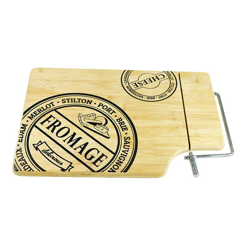 Tábua para Queijos em Bambu Dynasty Cheese com Cortador Inox
