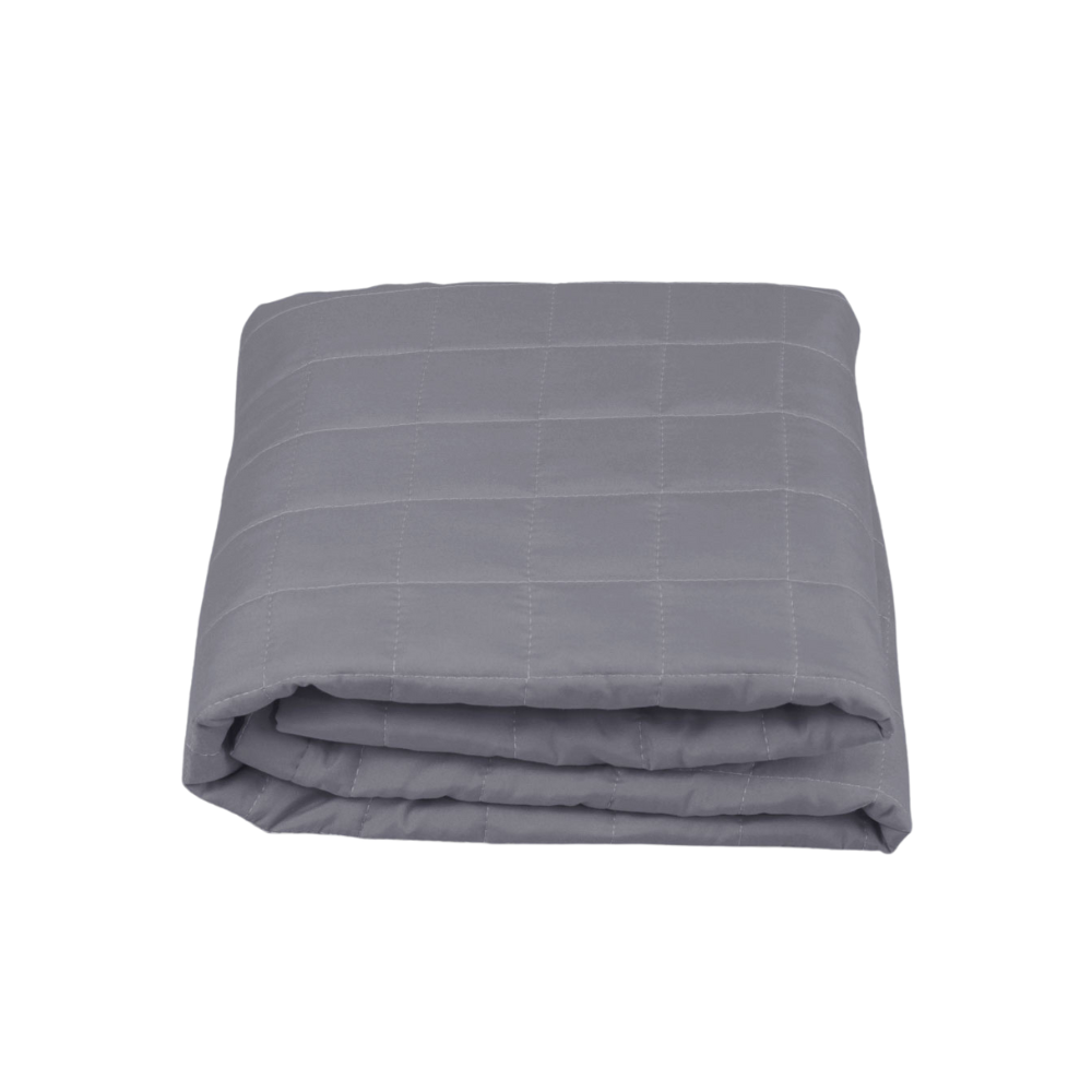 Peseira Copacabana King Cinza Percal 300 Fios