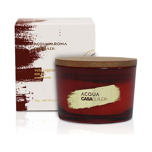 Vela Vegetal em Pó 70g – Acqua Aroma Casa Cláudia