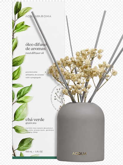 Difusor de Varetas Chá Verde 120ml – Acqua Aroma