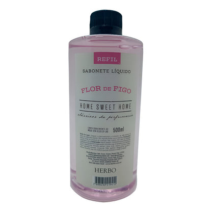 Refil Sabonete Líquido Flor de Figo 500ml – Herbo Home Sweet