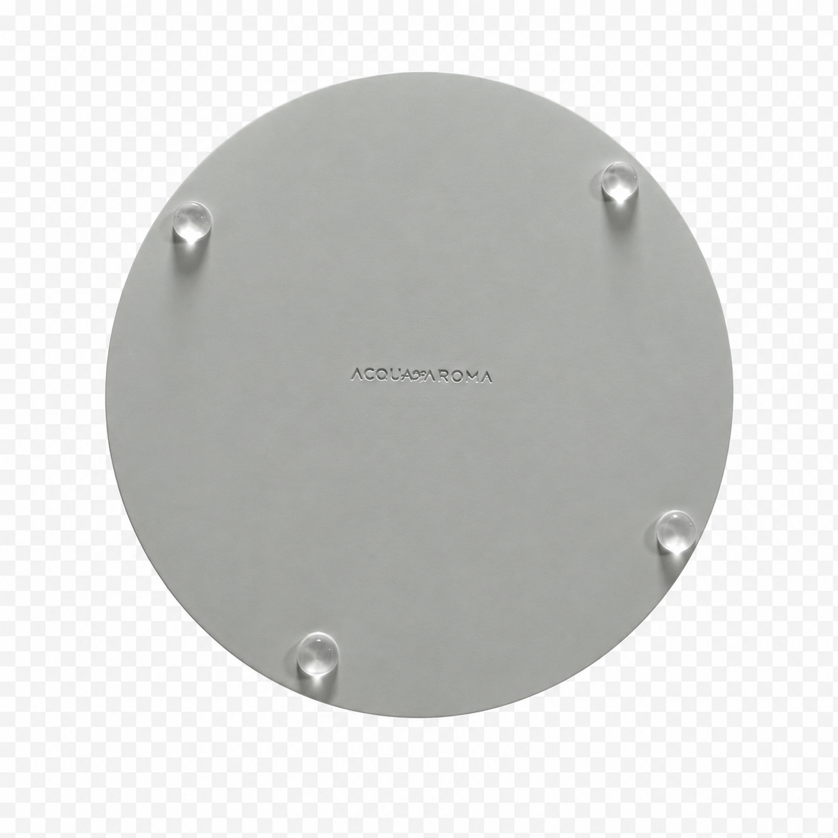 Bandeja Decorativa Redonda Dia a Dia Concreto Suave 16,5 cm Acqua Aroma