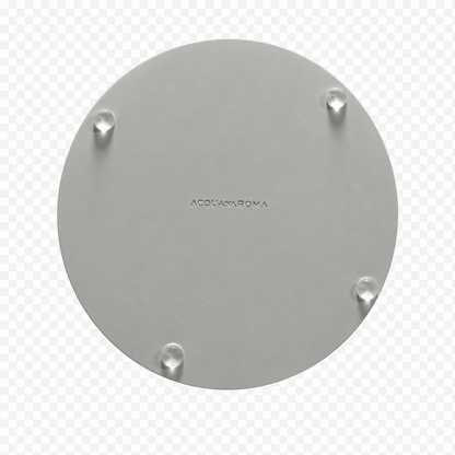 Bandeja Decorativa Redonda Dia a Dia Concreto Suave 16,5 cm Acqua Aroma