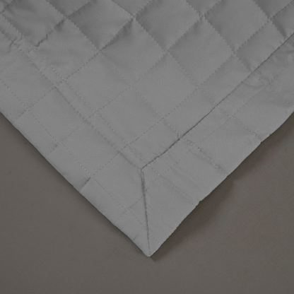 Kit Cobre-Leito Matelado Copacabana 3 Peças King Cinza Micropercal 300 Fios