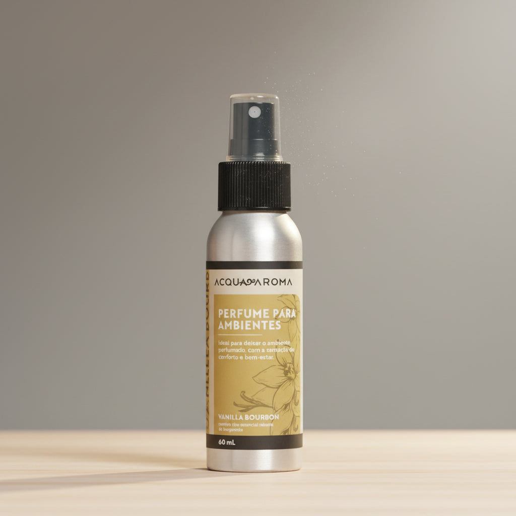 Home Spray Vanilla Bourbon 60ml – Acqua Aroma