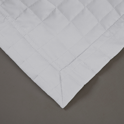 Kit Cobre-Leito Matelado Copacabana 3 Peças King Branco Micropercal 300 Fios