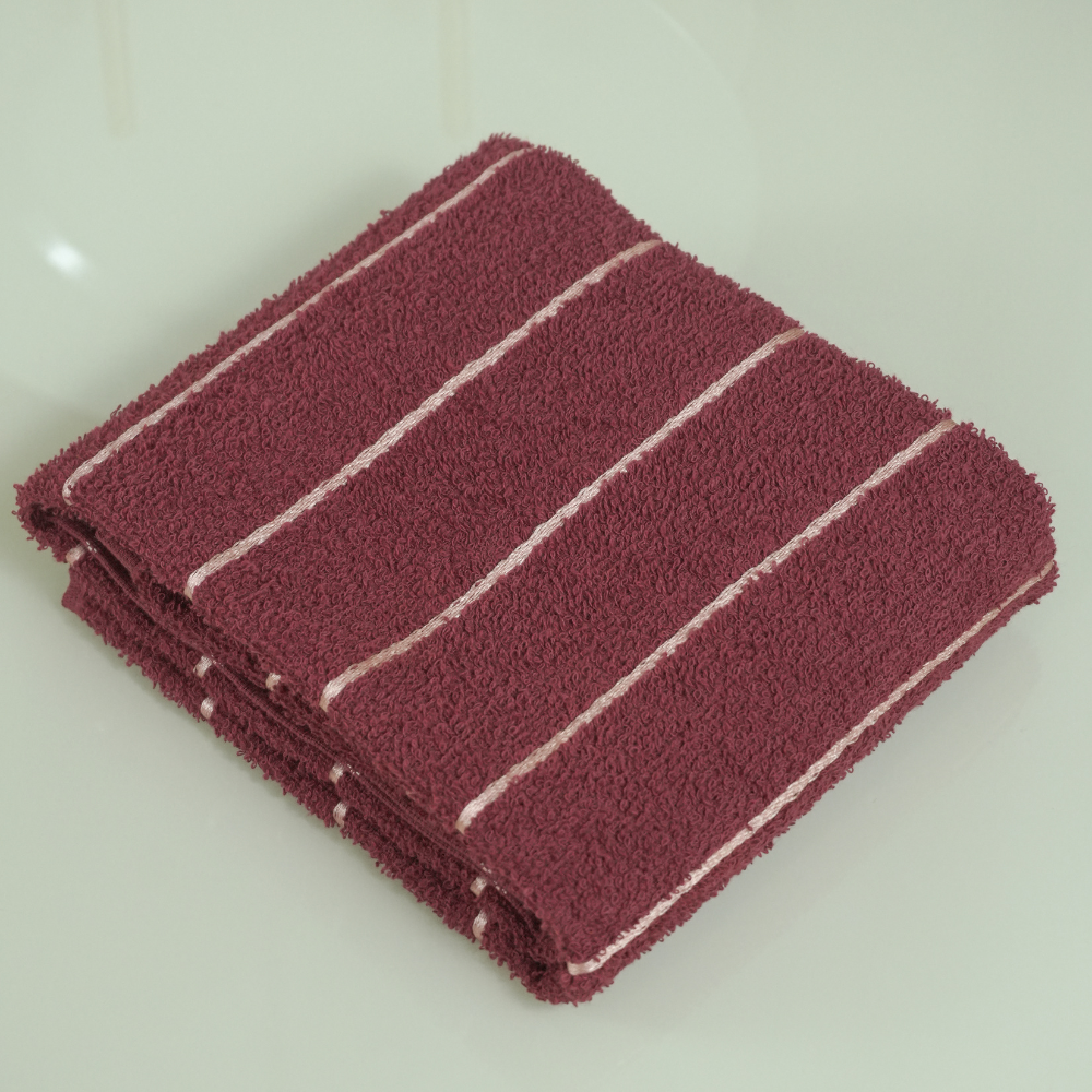 Kit 5 Panos de Copa Bonjour Vermelho 70cm x 45cm 100% Algodão Felpudo