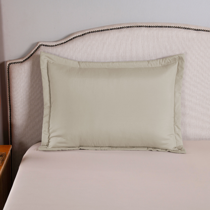 Porta-travesseiro Versatile Caqui 70x50cm Micropercal 300 Fios