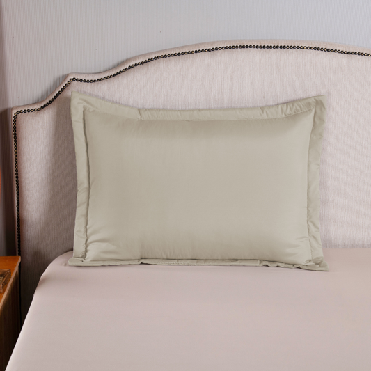 Porta-travesseiro Versatile Caqui 70x50cm Micropercal 300 Fios