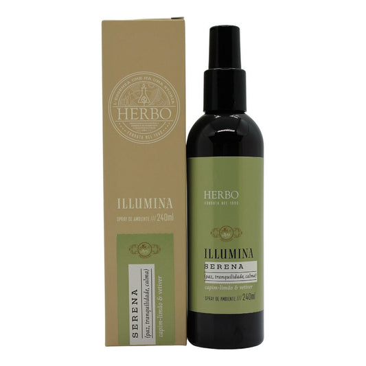 Home Spray Capim Limão e Vetiver Serena 240ml – Herbo Linha Illumina