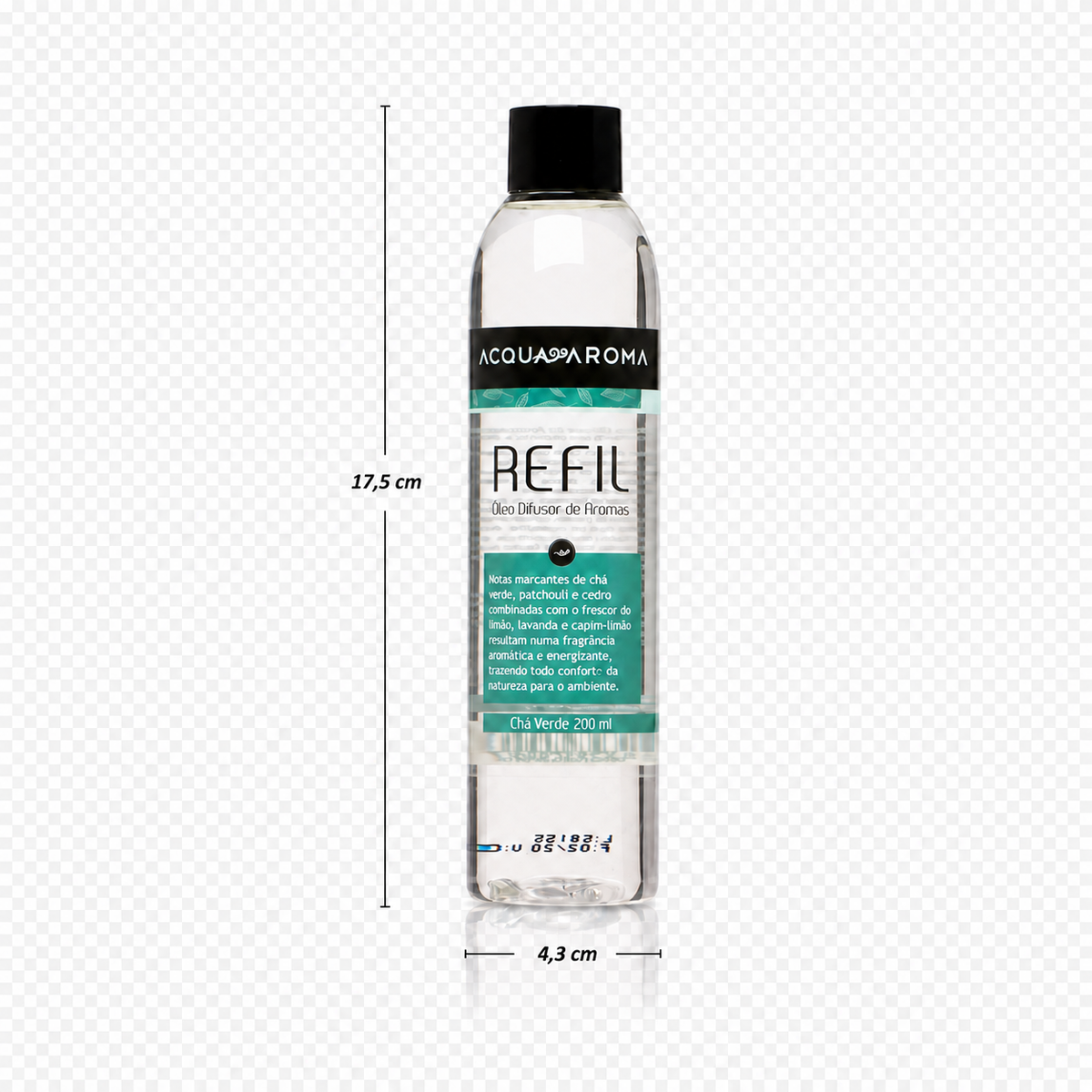 Refil para Difusor de Varetas Chá Verde 200 ml – Acqua Aroma