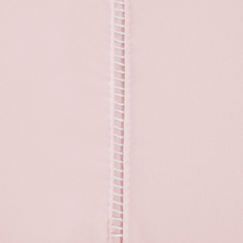 Par de Fronhas Versatile Rosê Ponto Palito 70x50cm Micropercal 300 Fios