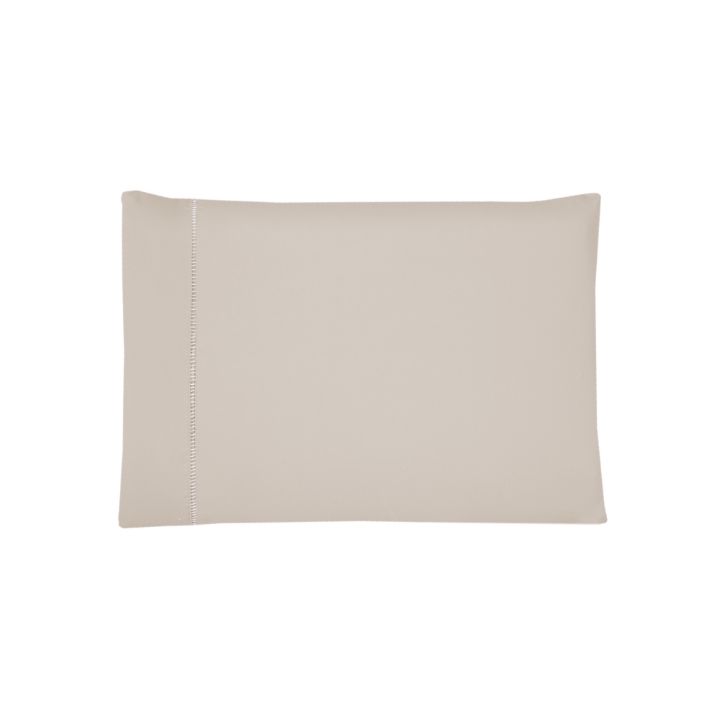 Par de Fronhas Versatile Caqui Ponto Palito 70x50cm Micropercal 300 Fios