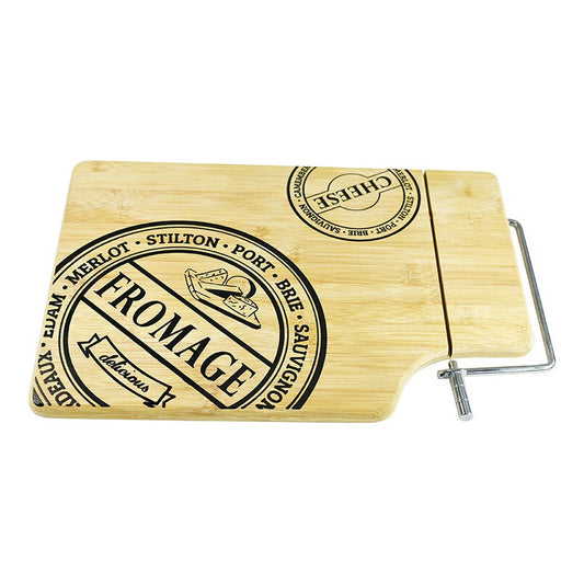 Tábua para Queijos em Bambu Dynasty Cheese com Cortador Inox