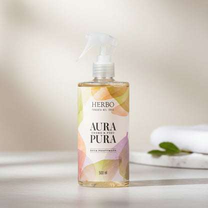Água Perfumada Cedro e Figo 500ml – Herbo Linha Aura Pura