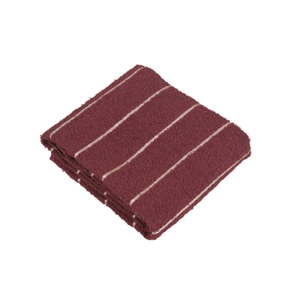 Kit 5 Panos de Copa Bonjour Vermelho 70cm x 45cm 100% Algodão Felpudo