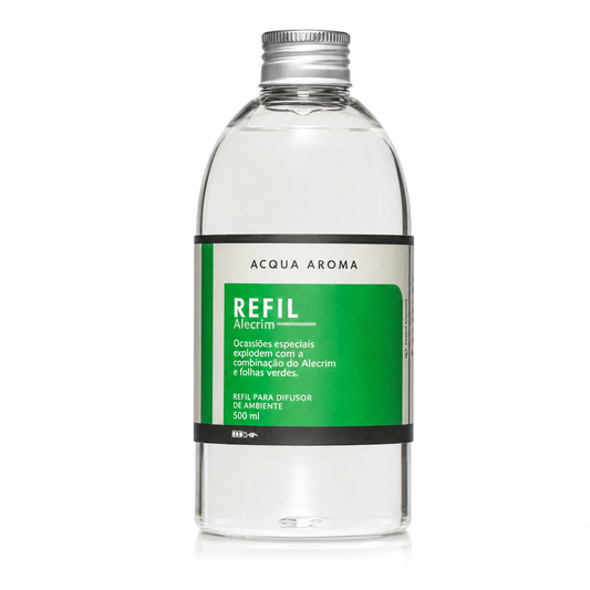 Refil para Difusor de Varetas Alecrim 500 ml – Acqua Aroma