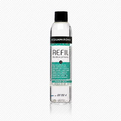Refil para Difusor de Varetas Chá Verde 200 ml – Acqua Aroma