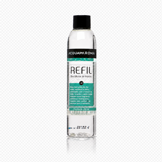 Refil para Difusor de Varetas Chá Verde 200 ml – Acqua Aroma