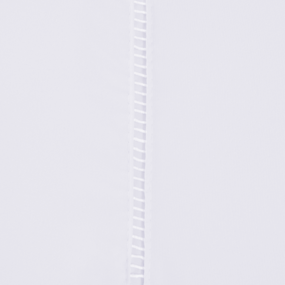 Par de Fronhas Versatile Branco Ponto Palito 70x50cm Micropercal 300 Fios
