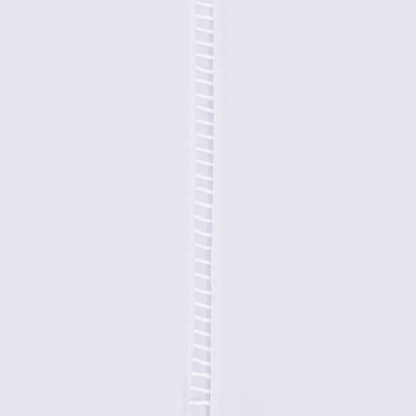Par de Fronhas Versatile Branco Ponto Palito 70x50cm Micropercal 300 Fios