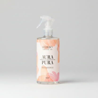 Água Perfumada Frésia e Bergamota 500ml – Herbo Linha Aura Pura