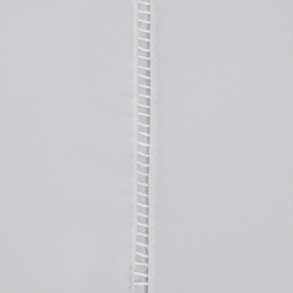 Par de Fronhas Versatile Cinza Ponto Palito 70x50cm Micropercal 300 Fios
