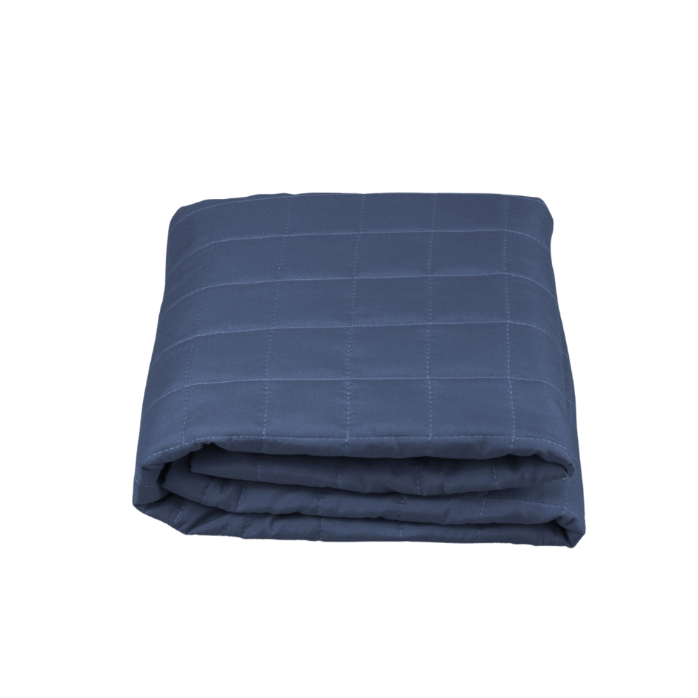Peseira Copacabana King Azul Percal 300 Fios