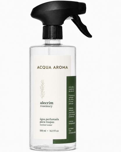 Água Perfumada para Roupas Alecrim Dia a Dia 500ml – Acqua Aroma  Descrição