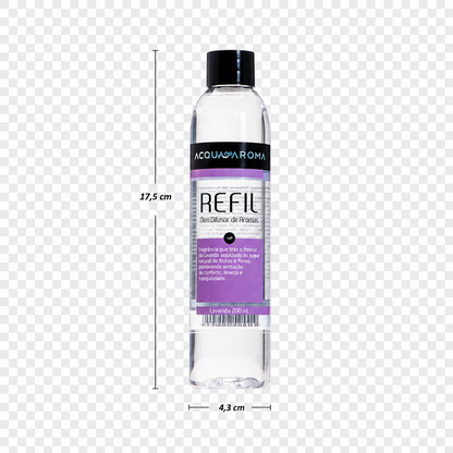 Refil para Difusor de Varetas Lavanda 200 ml – Acqua Aroma