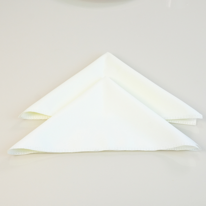 Kit com 4 Guardanapos Basic Palha 35 x 35 cm em Tecido Oxford