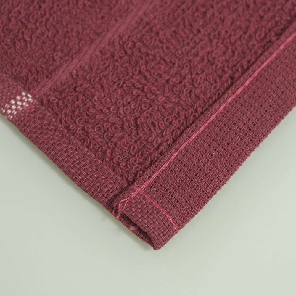 Kit 5 Panos de Copa Bonjour Vermelho 70cm x 45cm 100% Algodão Felpudo