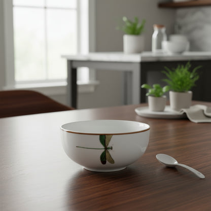 Bowl Libélula em Porcelana Branco 250ml – L’Hermitage