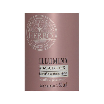 Água Perfumada Amabile 500ml – Herbo Linha Illumina