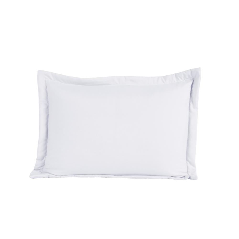 Porta-travesseiro Versatile Branco 70x50cm Micropercal 300 Fios