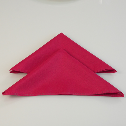 Kit com 8 Guardanapos Basic Vermelhos 35 x 35 cm em Tecido Oxford