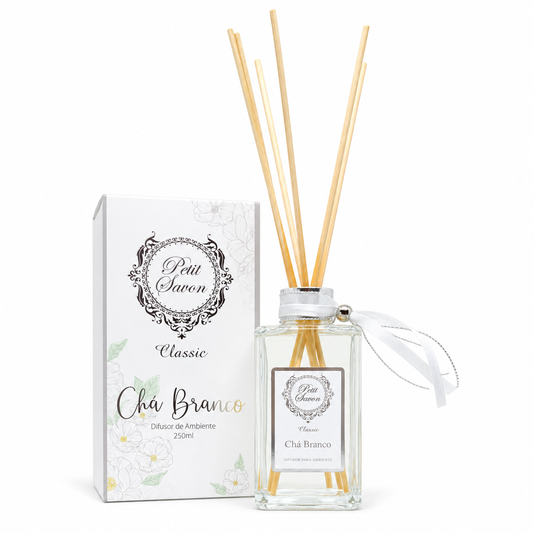 Difusor de Varetas Chá Branco 250ml – Petit Savon