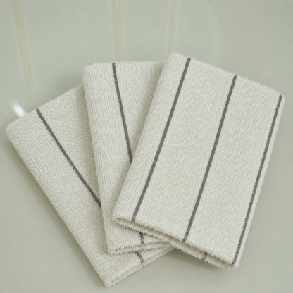 Kit 3 Panos de Copa Bonjour Palha 70cm x 45cm 100% Algodão Felpudo
