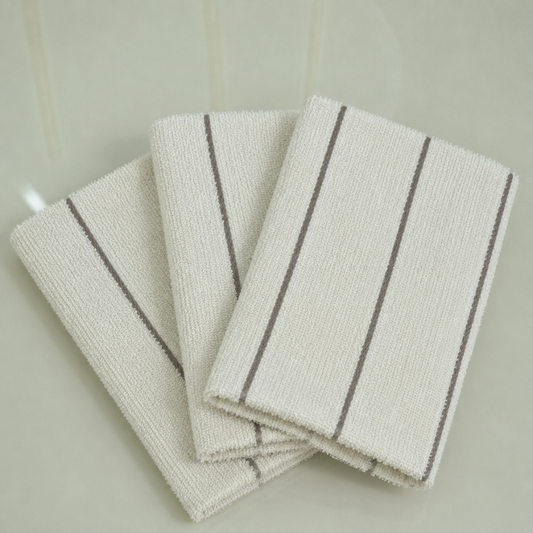 Kit 3 Panos de Copa Bonjour Palha 70cm x 45cm 100% Algodão Felpudo