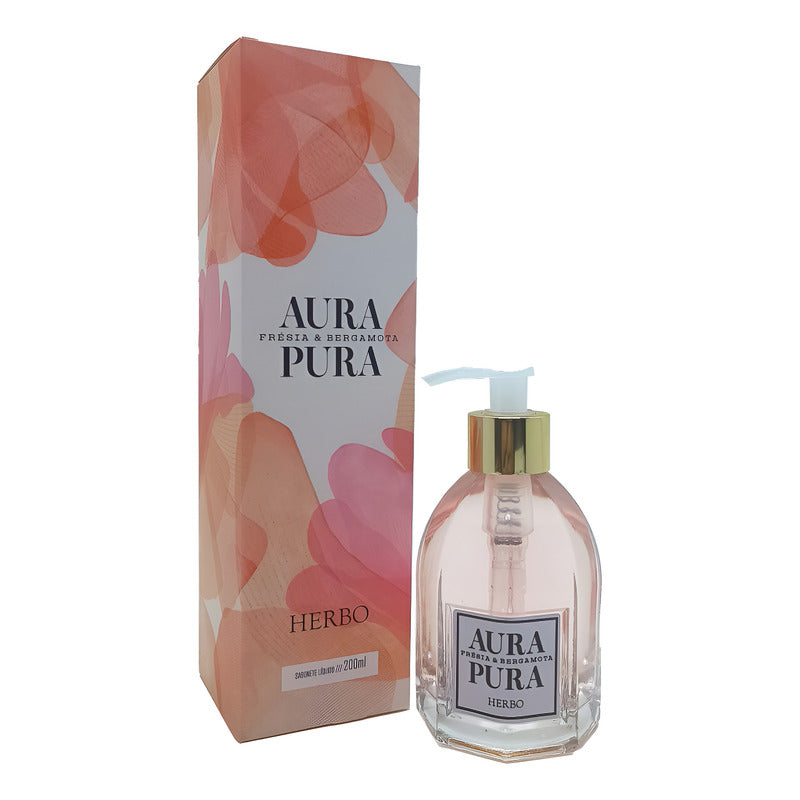 Sabonete Líquido Frésia e Bergamota 200ml – Herbo Linha Aura Pura