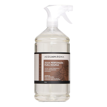 Água Perfumada Cedro e Noz Moscada 1,1L – Acqua Aroma