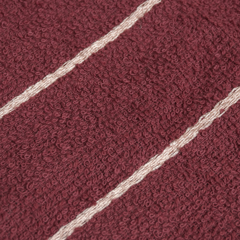 Kit 3 Panos de Copa Bonjour Vermelho 70cm x 45cm 100% Algodão Felpudo