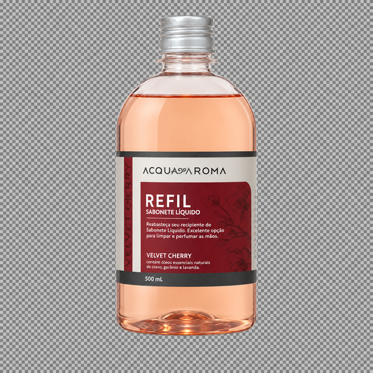 Refil Óleo Difusor Velvet Cherry 500 ml – Acqua Aroma