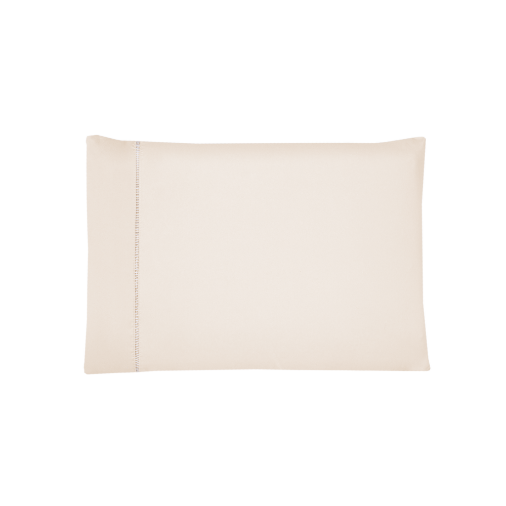 Par de Fronhas Versatile Palha Ponto Palito 70x50cm Micropercal 300 Fios