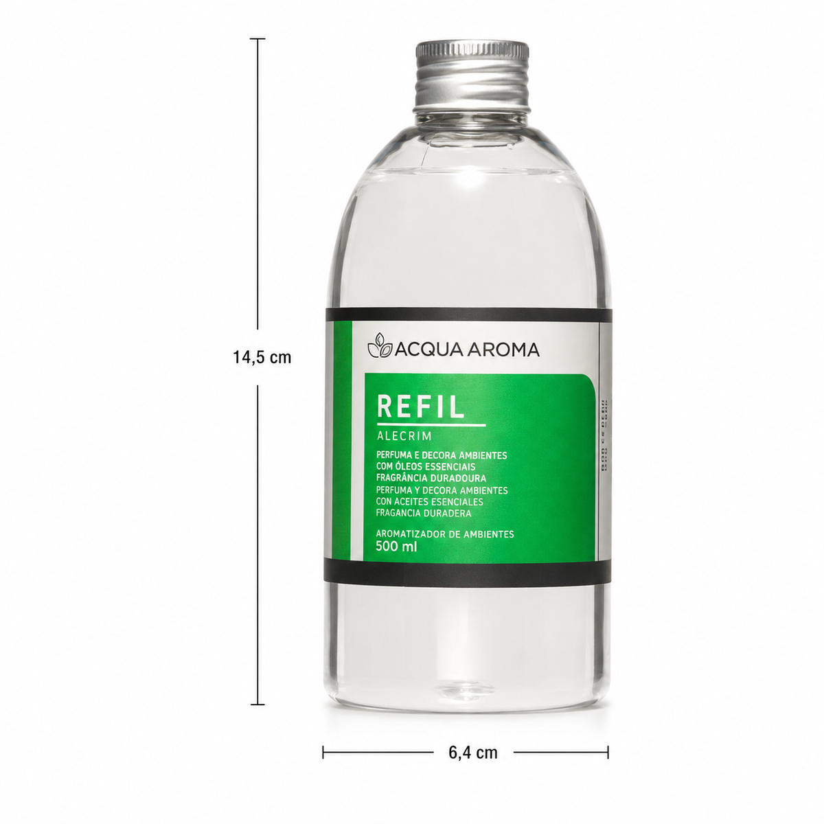 Refil para Difusor de Varetas Alecrim 500 ml – Acqua Aroma