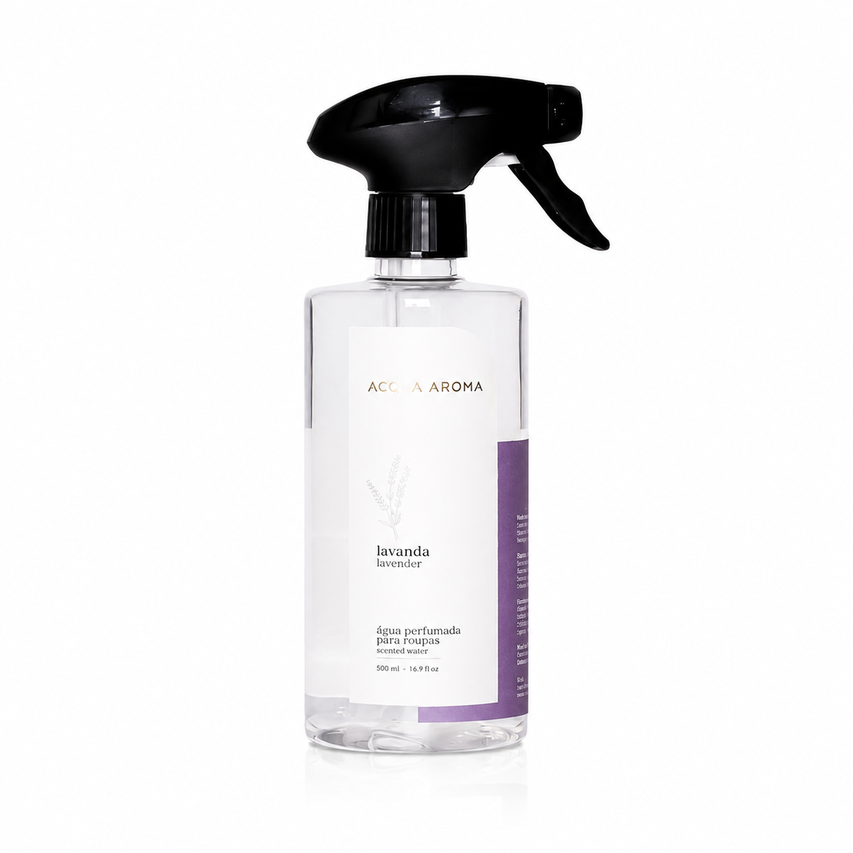 Água Perfumada para Roupas Lavanda, 500 ml, da Acqua Aroma