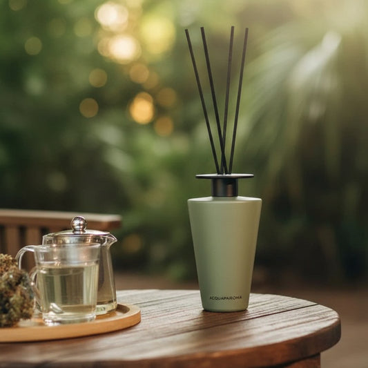 Difusor de Varetas Chá Verde 500ml Essência da Terra – Acqua Aroma