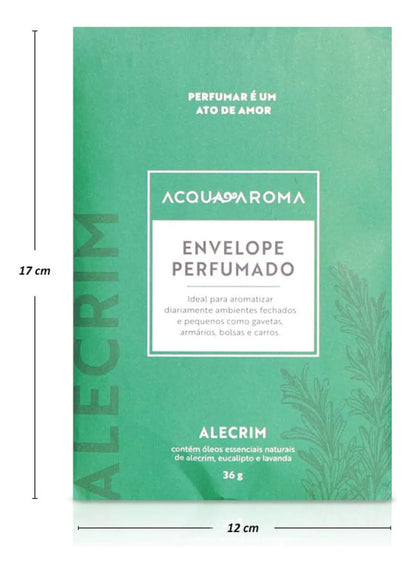 Envelope Perfumado Alecrim 36g – Acqua Aroma
