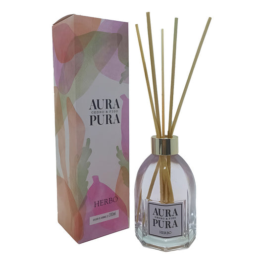 Difusor de Varetas Cedro e Figo 200ml Aura Pura – Herbo