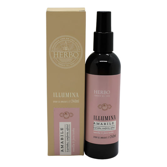 Home Spray Vanilla com Fava Tonka Amabile 240ml – Herbo Linha Illumina